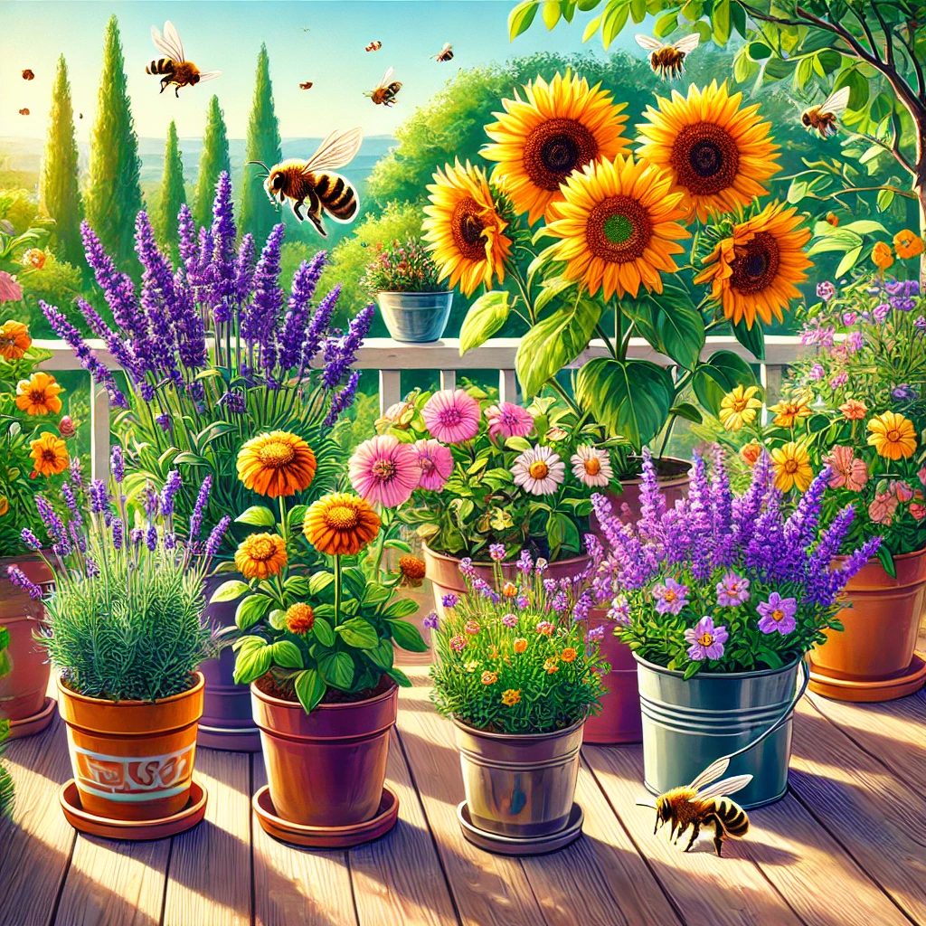 Best Bee Friendly Plants for Pots